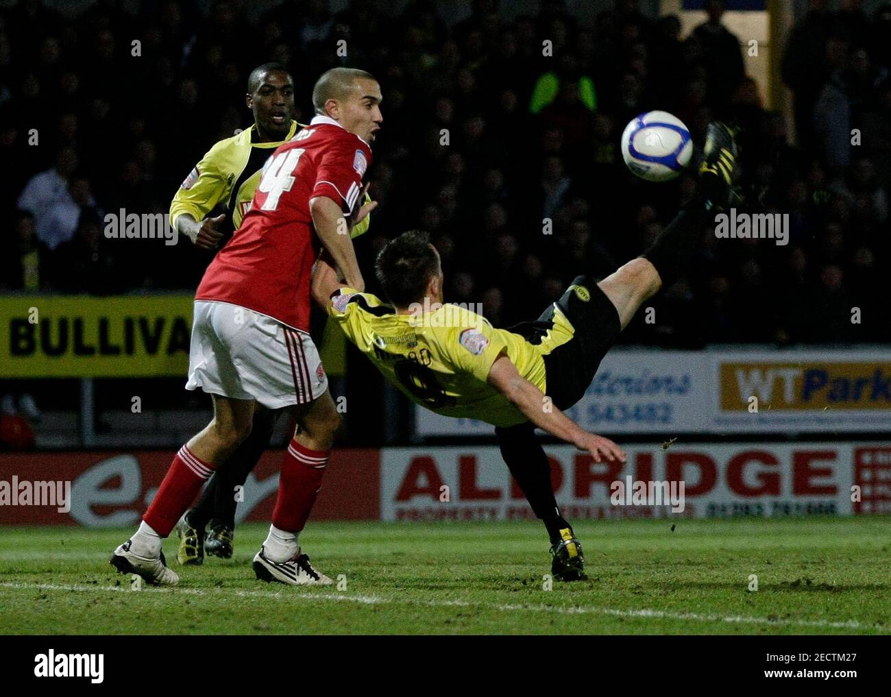 Football - Burton Albion v Middlesbrough FA Cup Third Round - The Pirelli  Stadium - 8/1/11 Shaun Harrad (R) scores Burton Albion's first goal  Mandatory Credit: Action Images / Andrew Boyers Livepic Stock Photo - Alamy