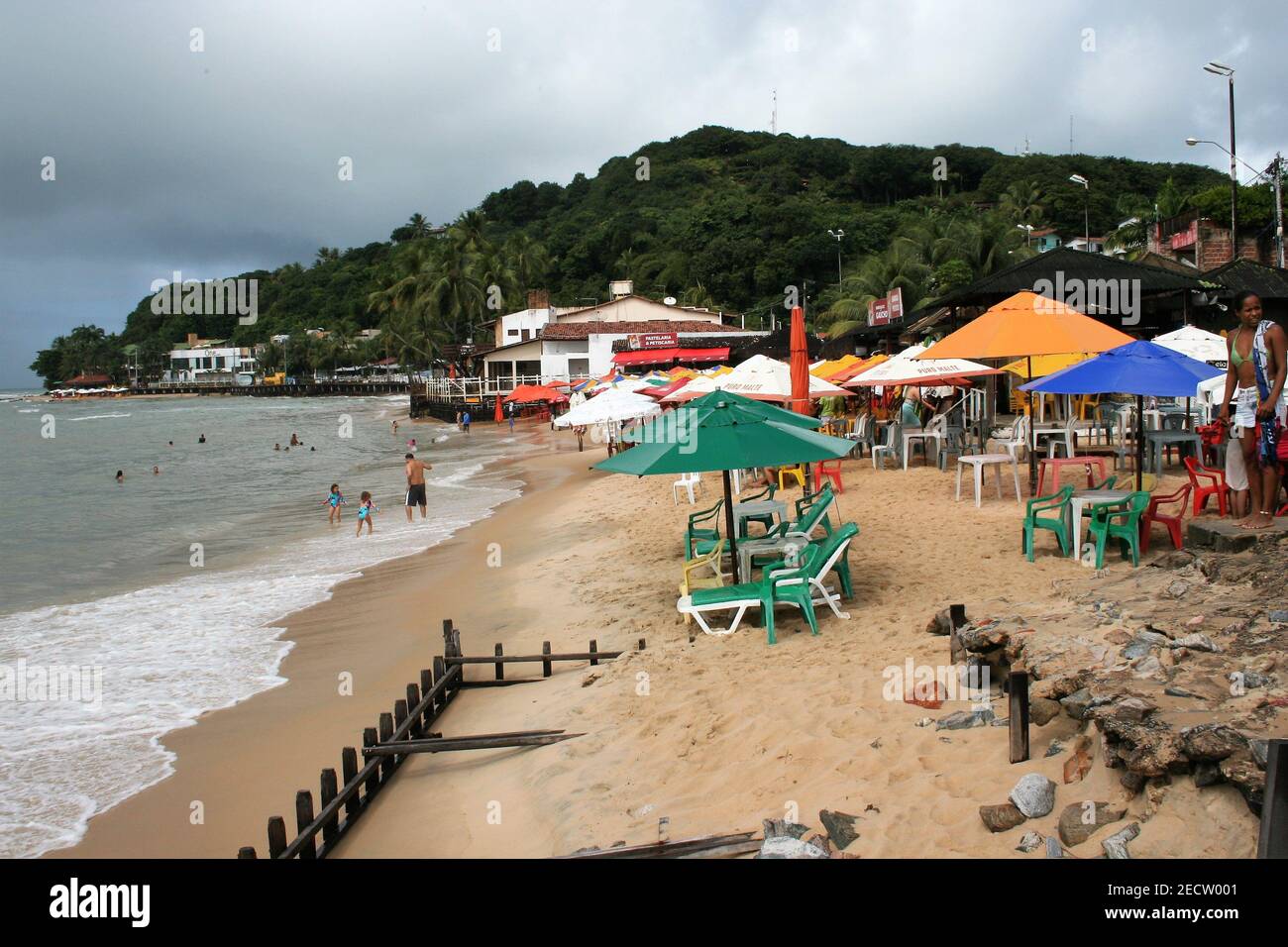 Beach life in Praia da Pipa, Brazil Stock Photo