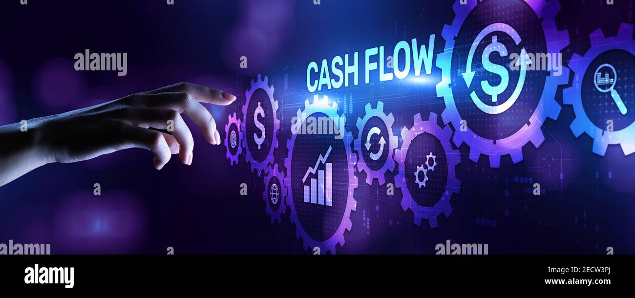 Cash flow income earning investment business finance concept Stock Photo