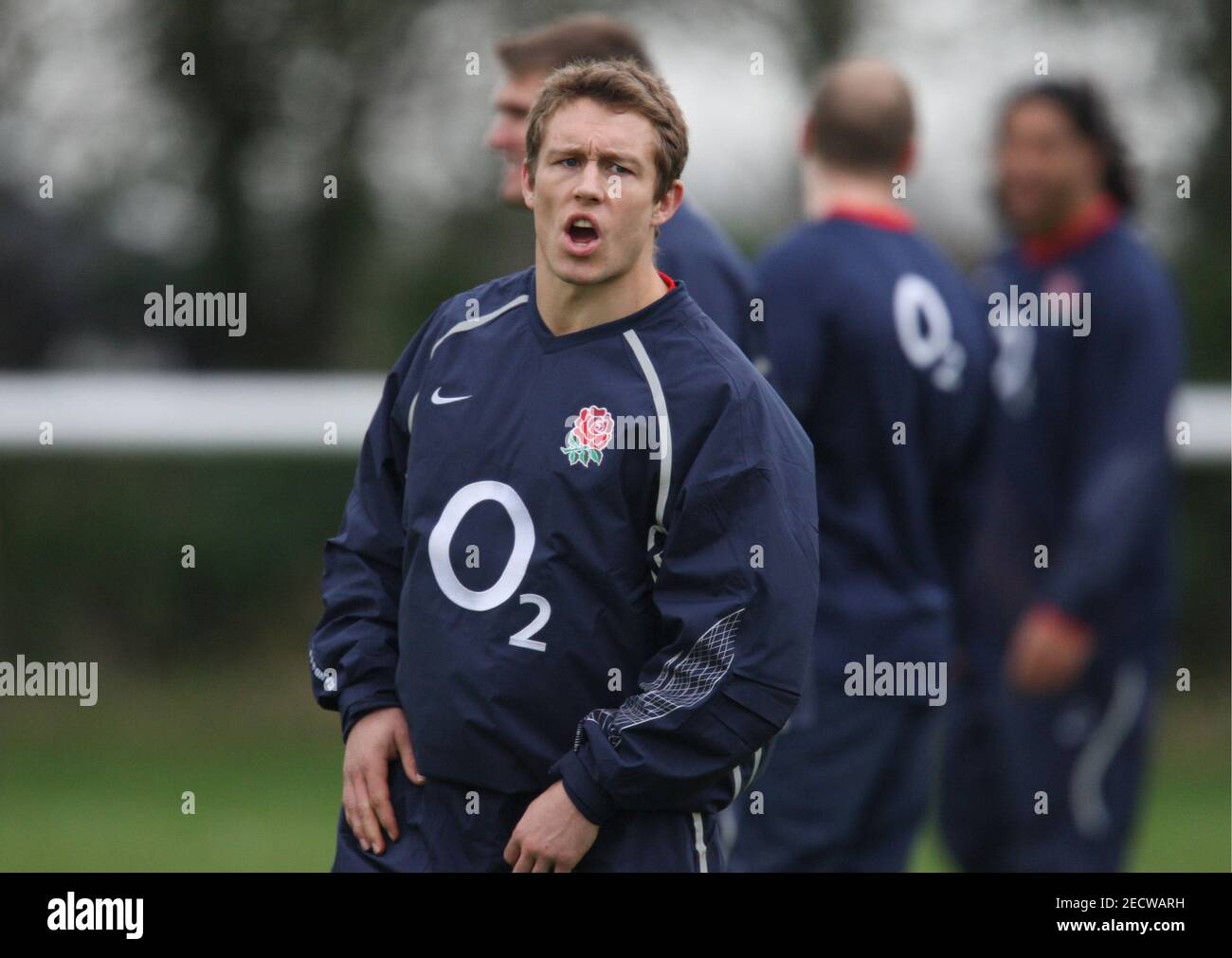 Rugby Union England Training University Of Bath 29 1 08 Jonny Wilkinson Mandatory Credit Action Images Paul Harding Stock Photo Alamy