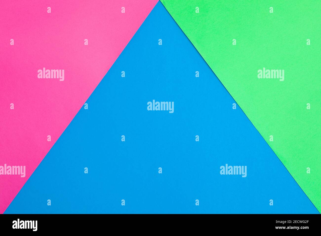 Abstract Colored Shapes Made with Cardboard Sheets Stock Photo