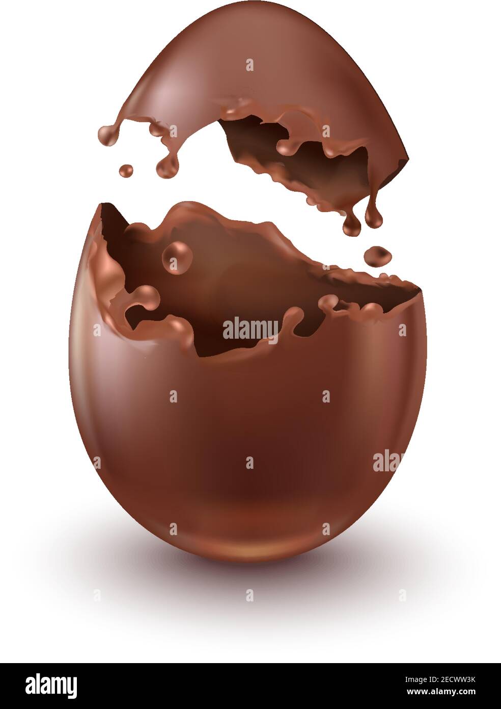 Download Broken Easter Egg Chocolate Free Download Image HQ PNG Image