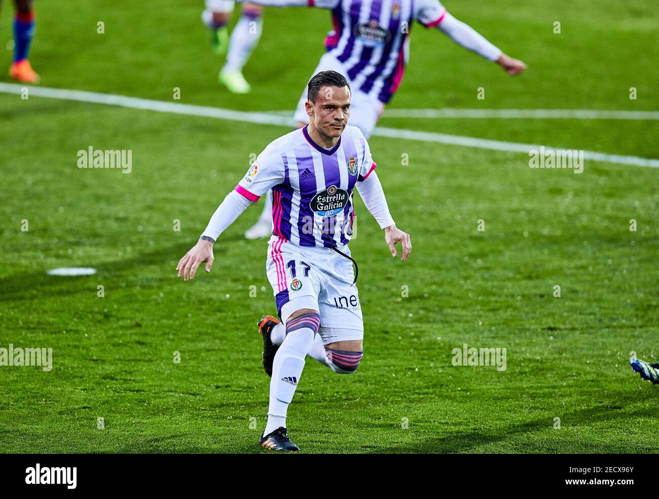 Roque Mesa of Real Valladolid CF celebrating his goal during the Spanish  championship La Liga football match between SD Eibar / LM Stock Photo -  Alamy