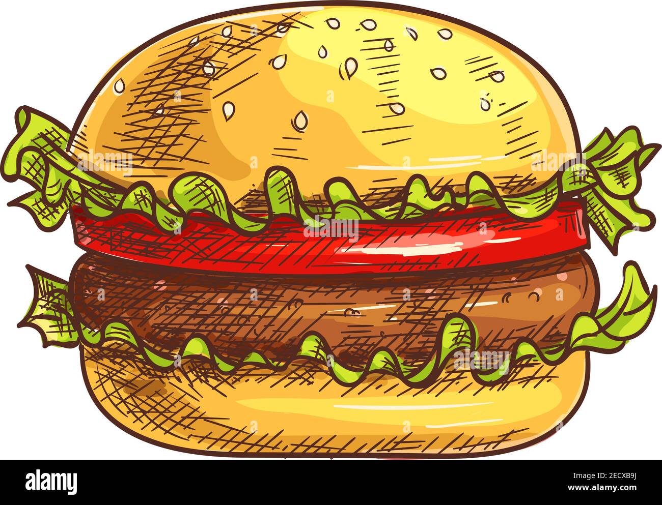 Гамбургер Графика