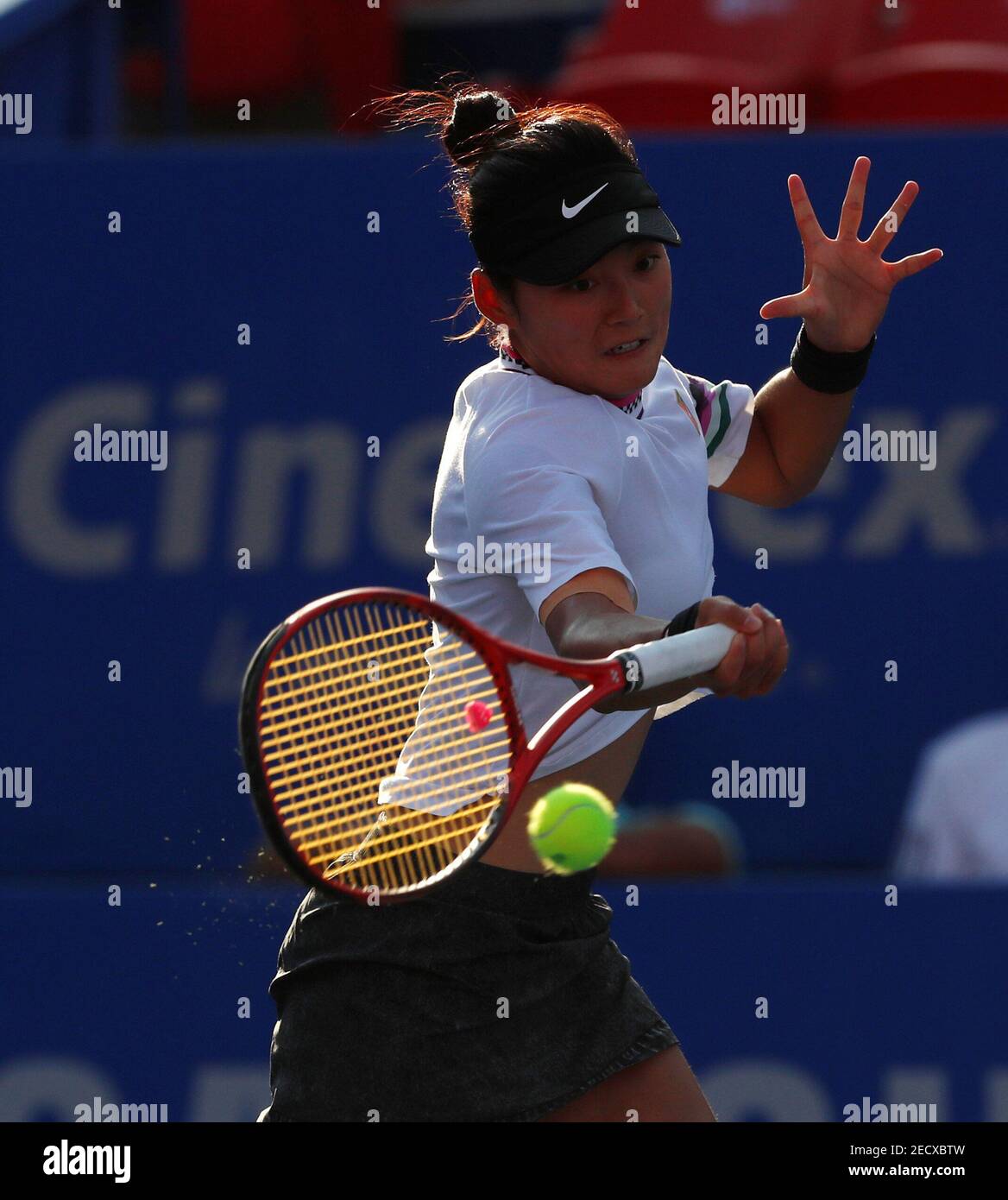 Tennis - WTA International - Acapulco Open, Acapulco, Mexico - March 1, 2019  China's Wang Yafan in action during her semi final match against Croatia's  Donna Vekic REUTERS/Henry Romero Stock Photo - Alamy