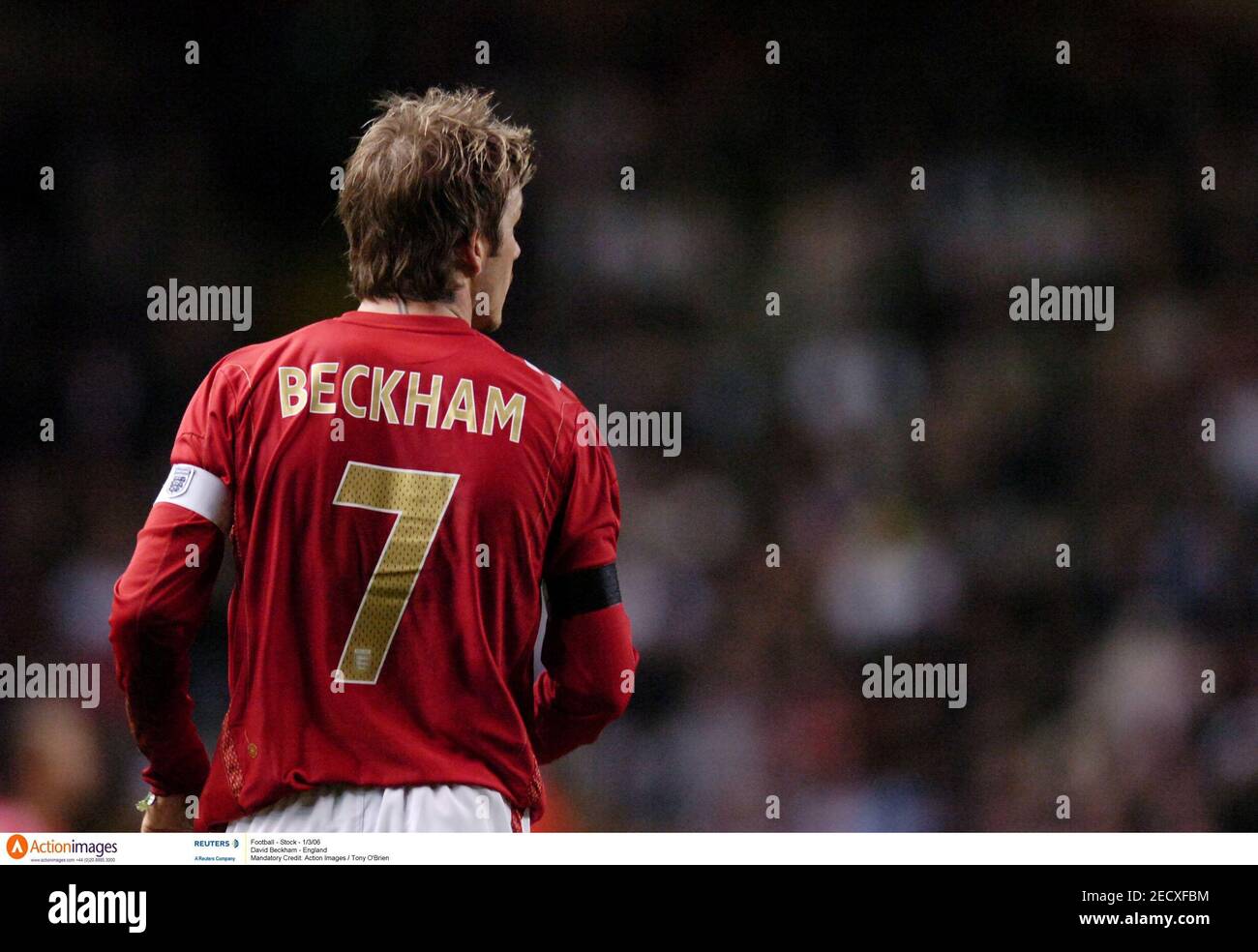 Football - Stock - 1/3/06 David Beckham - England Mandatory Credit: Action Images / Tony O'Brien Stock Photo - Alamy Football - Stock - 1/3/06 David Beckham - England Mandatory Credit: Action Images / Tony O'Brien Stock Photo - Alamy