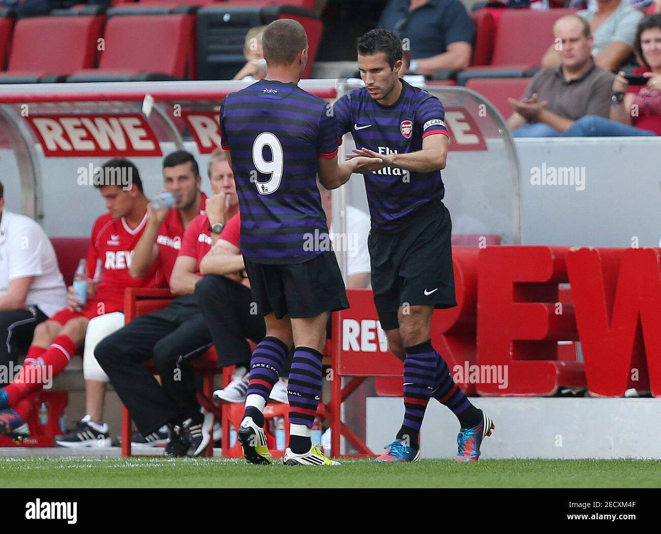 Football Fc Cologne V Arsenal Pre Season Friendly Rhein Energie Stadium Cologne Germany 12 8 12