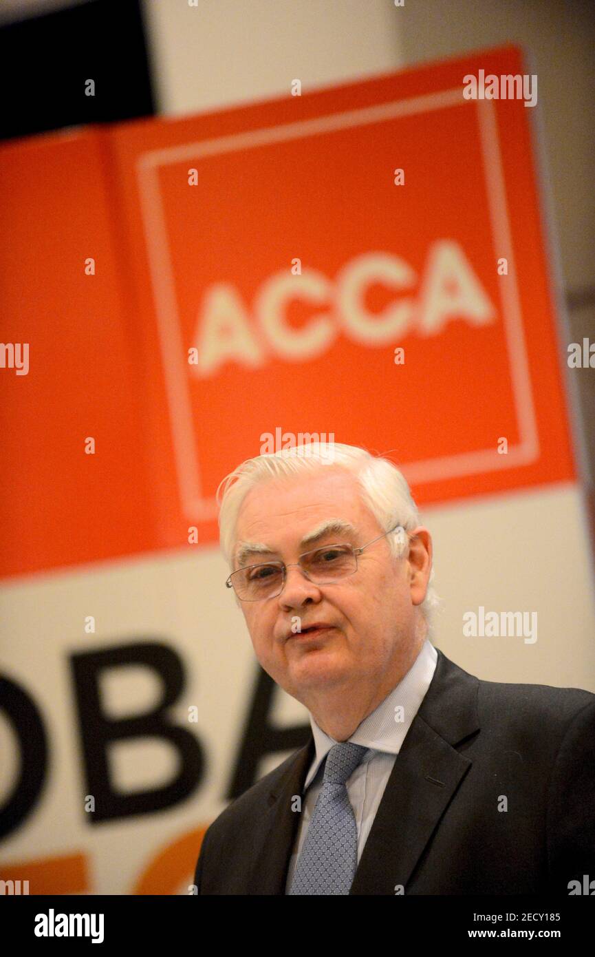 Lord Norman Lamont is a British politician and former Conservative MP for Kingston-upon-Thames. He is best known for his period serving as Chancellor of the Exchequer, from 1990 until 1993. He was created a life peer in 1998. Lamont was a supporter of the Eurosceptic Brexit organisation Leave Means Leave Stock Photo