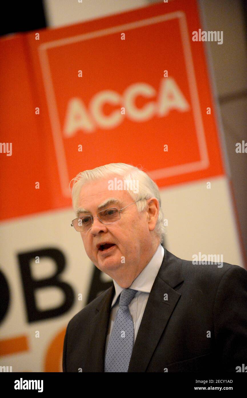 Lord Norman Lamont is a British politician and former Conservative MP for Kingston-upon-Thames. He is best known for his period serving as Chancellor of the Exchequer, from 1990 until 1993. He was created a life peer in 1998. Lamont was a supporter of the Eurosceptic Brexit organisation Leave Means Leave Stock Photo