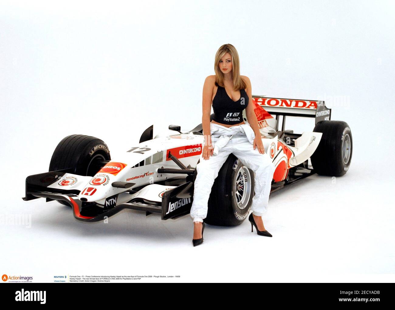 Formula One - F1 - Press Conference Introducing Keeley Hazell as the new  face of Formula One 2006 - Plough Studios , London - 1/6/06 Keeley Hazell -  The new female face
