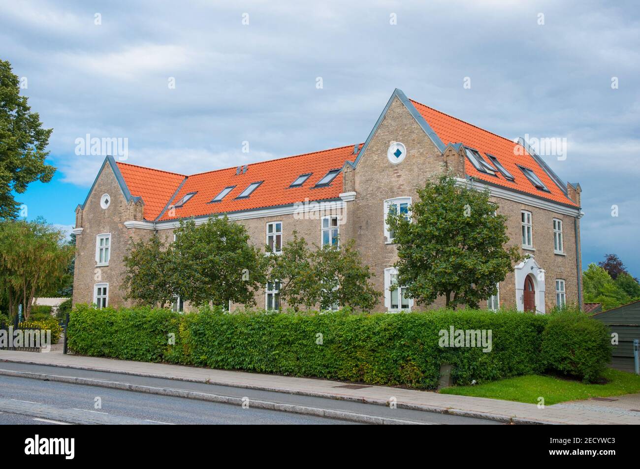 Residential building in town of Ringsted Denmark Stock Photo Alamy