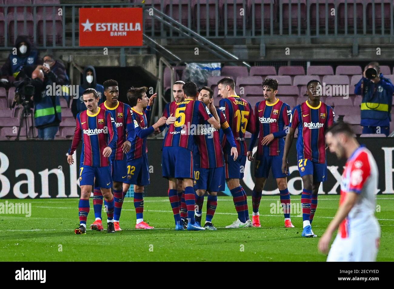 Messi barcelona 2021 hi-res stock photography and images