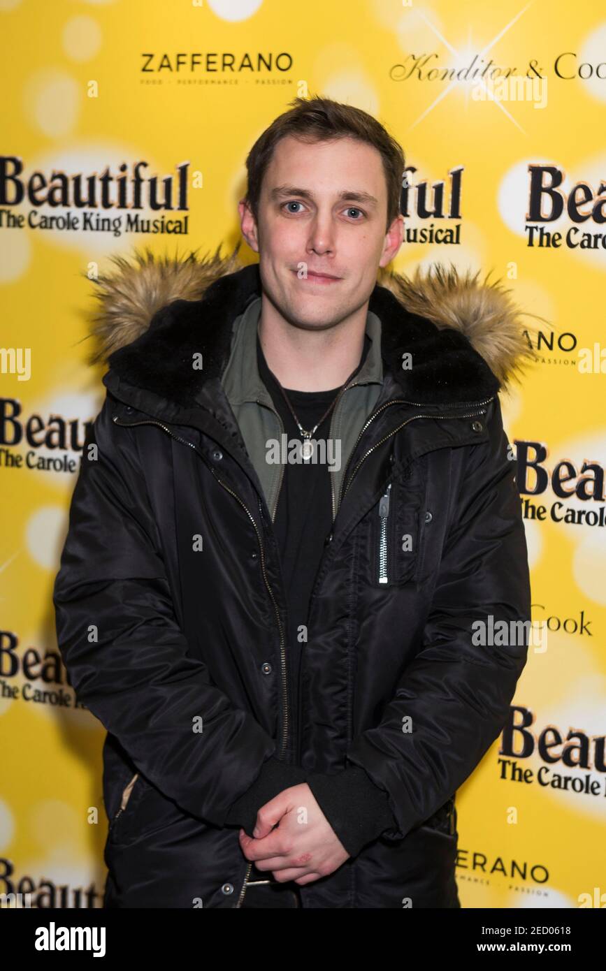 Chris Stark attends Beautiful The Carole King Musical Birthday gala at