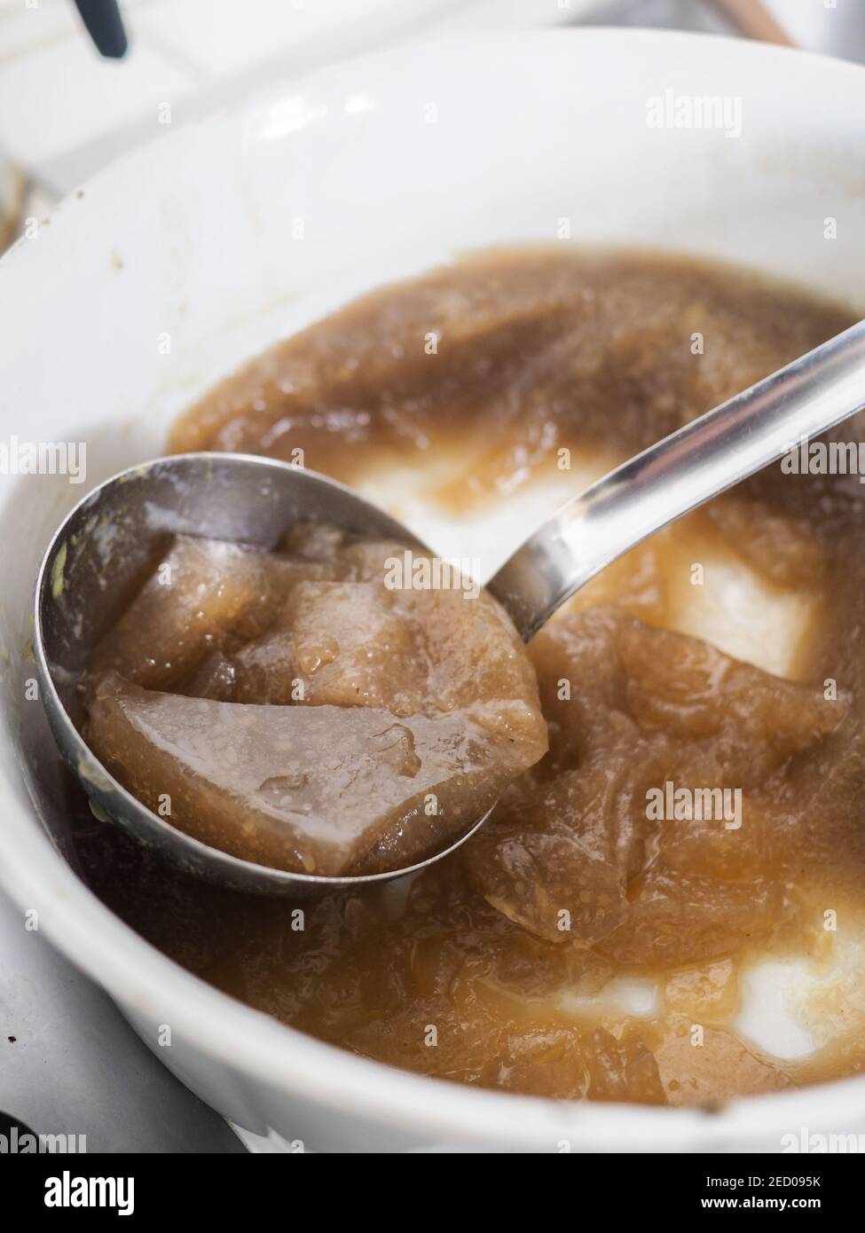 bone broth jelly and collagen Stock Photo Alamy