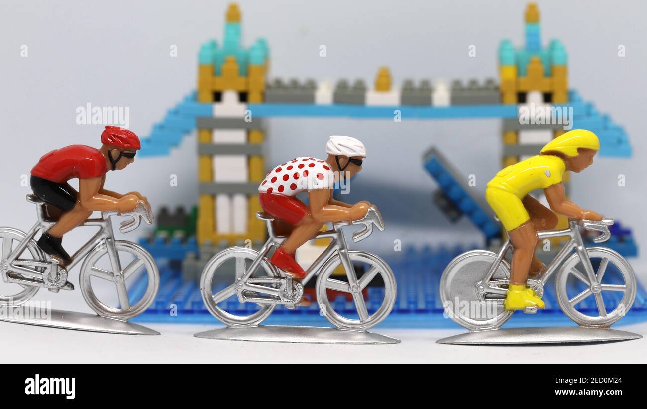 3 cyclistes miniatures Tour de france Cycling figure Team Sunweb 2019 