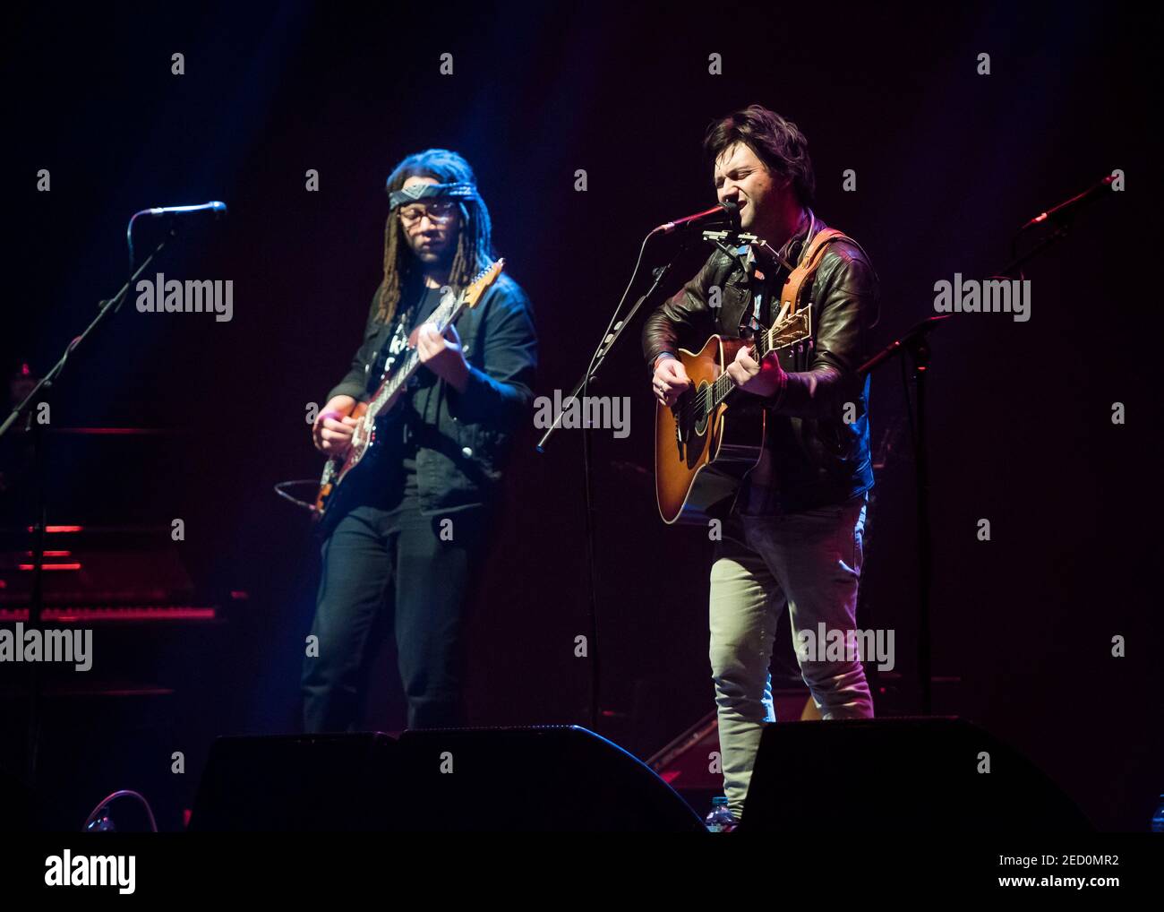 Conor Oberst performs live on stage at the London Palladium, London. Picture date: Wednesday 1st February 2017. Picture credit should read: © DavidJensen Stock Photo