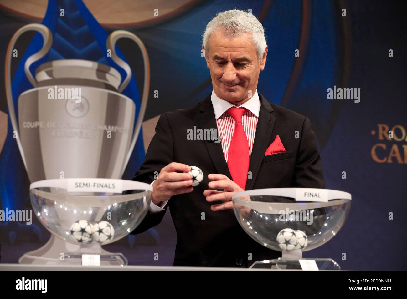 Football Soccer - UEFA Champions League Semi-Final Draw - Nyon, Switzerland  - 21/4/17 Final Ambassador Ian Rush during the draw of the UEFA Champions  League semi-finals Reuters / Pierre Albouy Livepic Stock Photo - Alamy