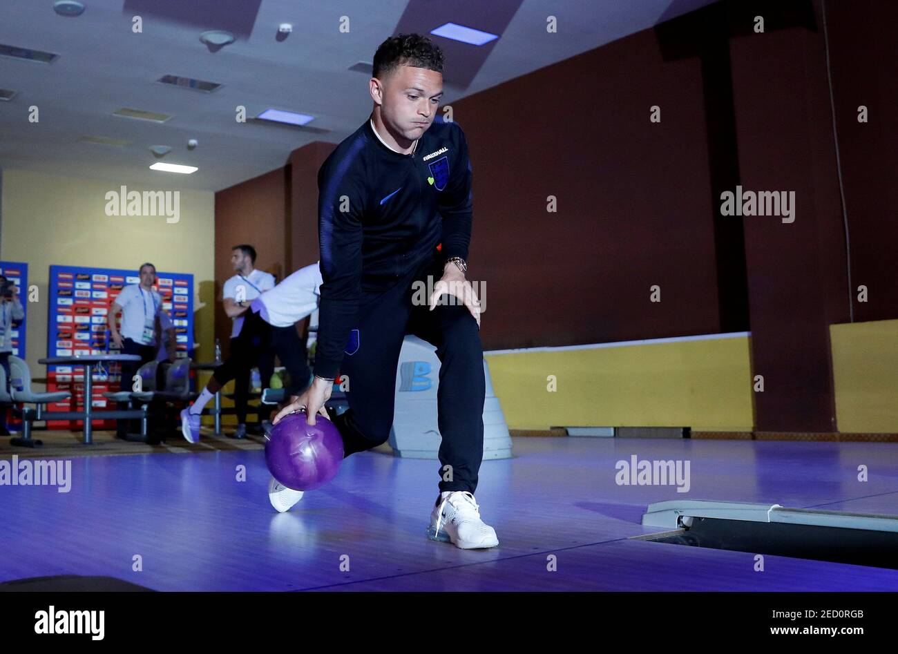 Soccer Football World Cup England Team Activity Saint Petersburg Russia June 14 2018 England S Kieran Trippier Bowling Reuters Lee Smith Stock Photo Alamy