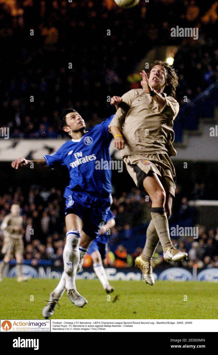 Football Chelsea V Fc Barcelona Uefa Champions League Second Round Second Leg Stamford Bridge 04 05