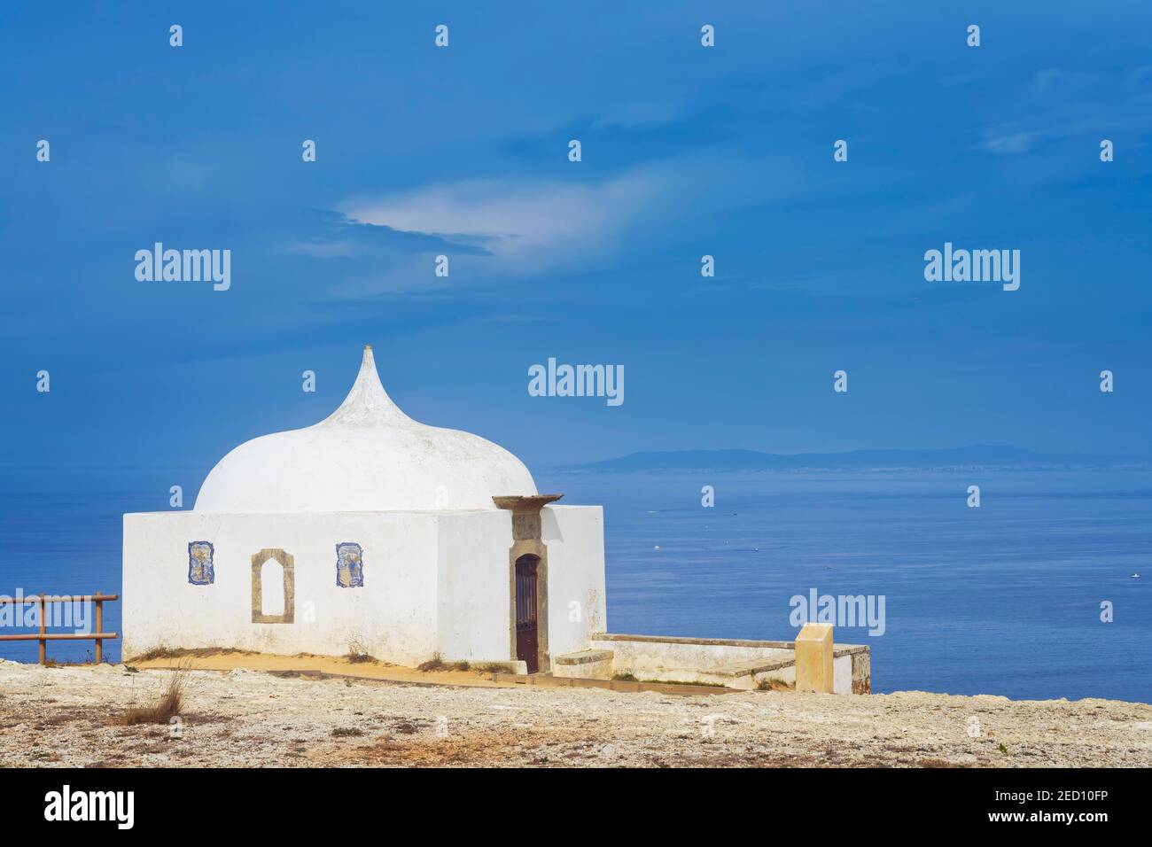 Hermitage of Memory, Sanctuary of Our Lady of Espichel Cape, Sesimbra, Lisbon Coast, Setubal, Portugal Stock Photo