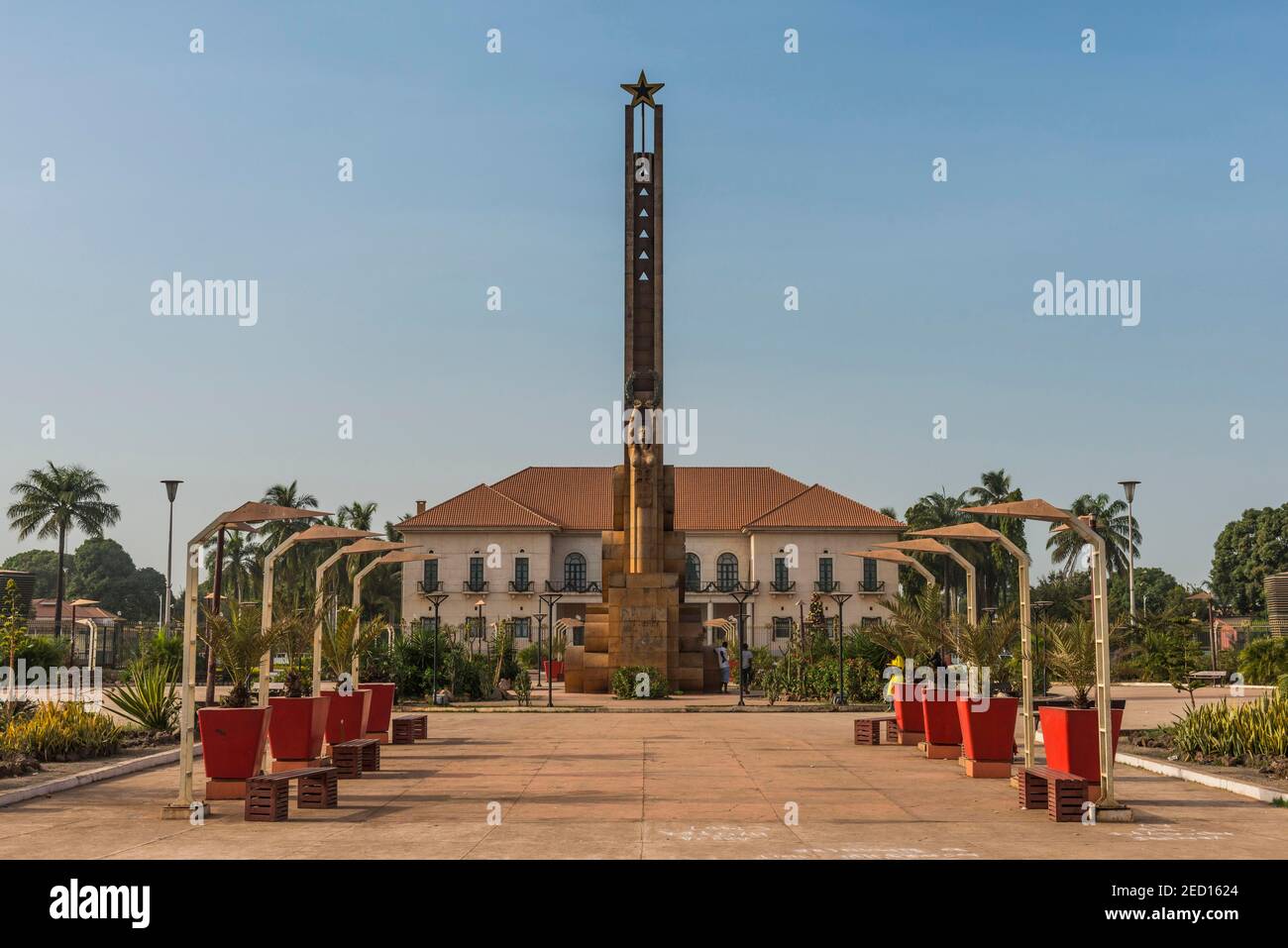 Empire square, Bissau, Guinea Bissau Stock Photo