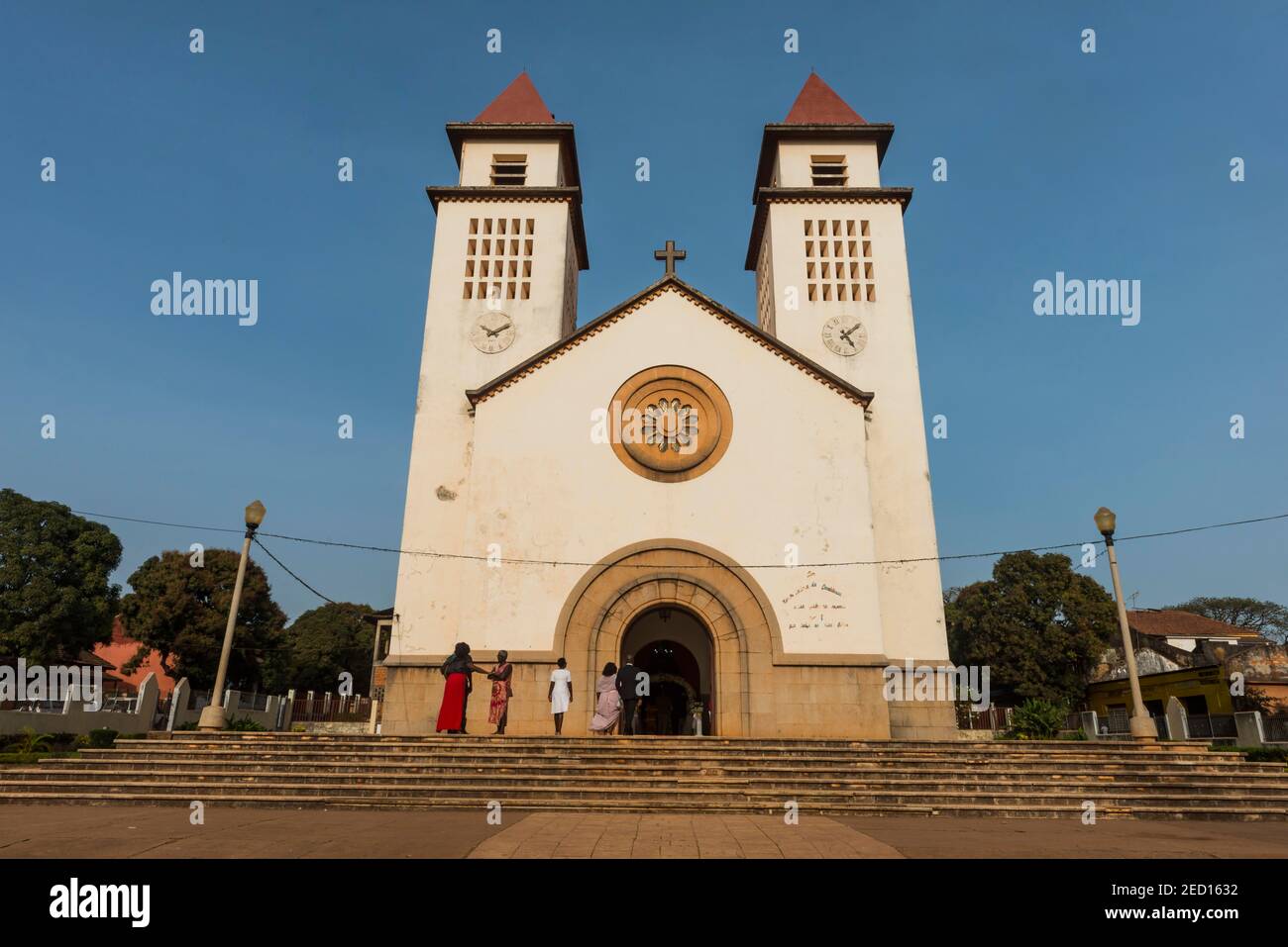 Catholic church in Bissau, Guinea Bissau Stock Photo