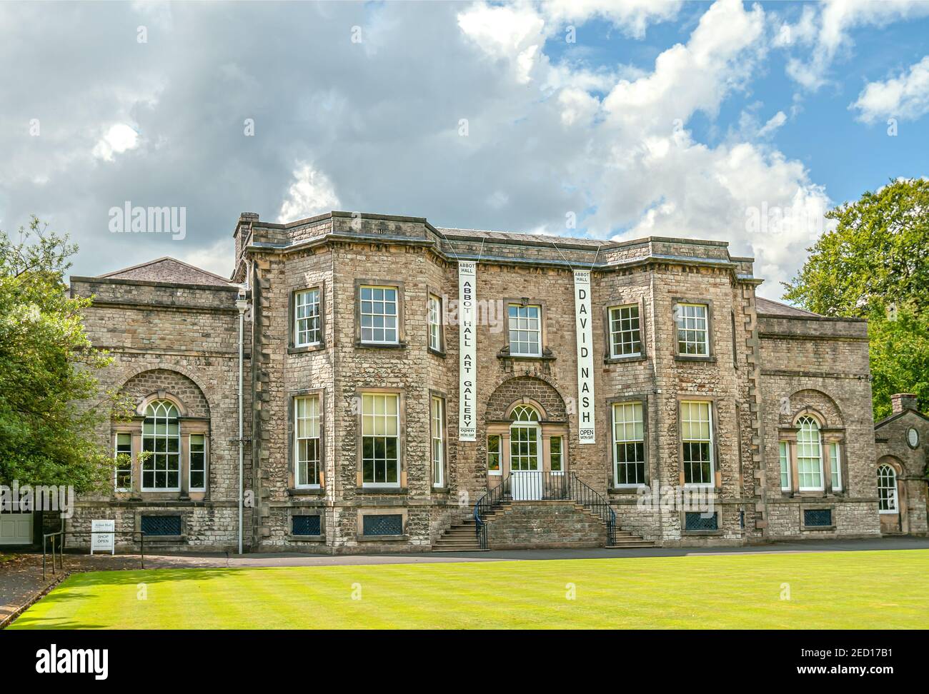 Abbot Hall Art Gallery is a museum and gallery in Kendal, North West England Stock Photo
