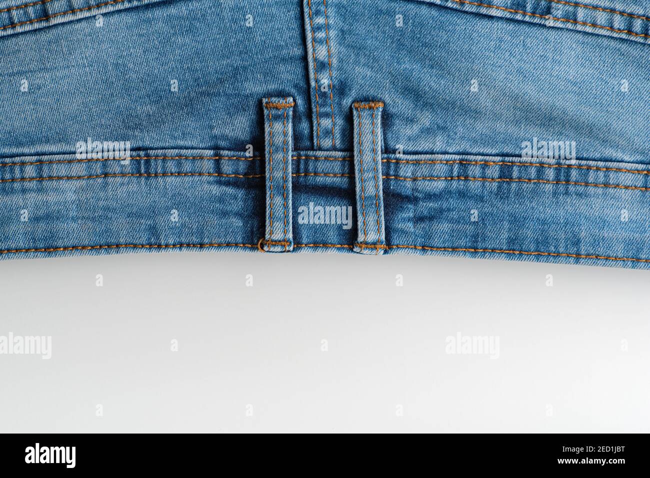 Back of the jeans. Belt Loops. Belt loops Stock Photo Alamy