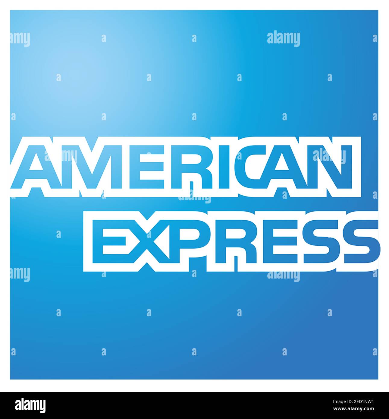 Logo, American Express Stock Photo