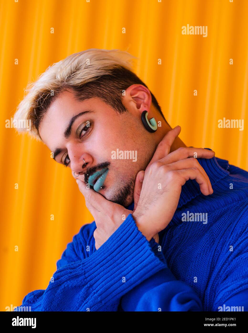 Androgynous Male Face