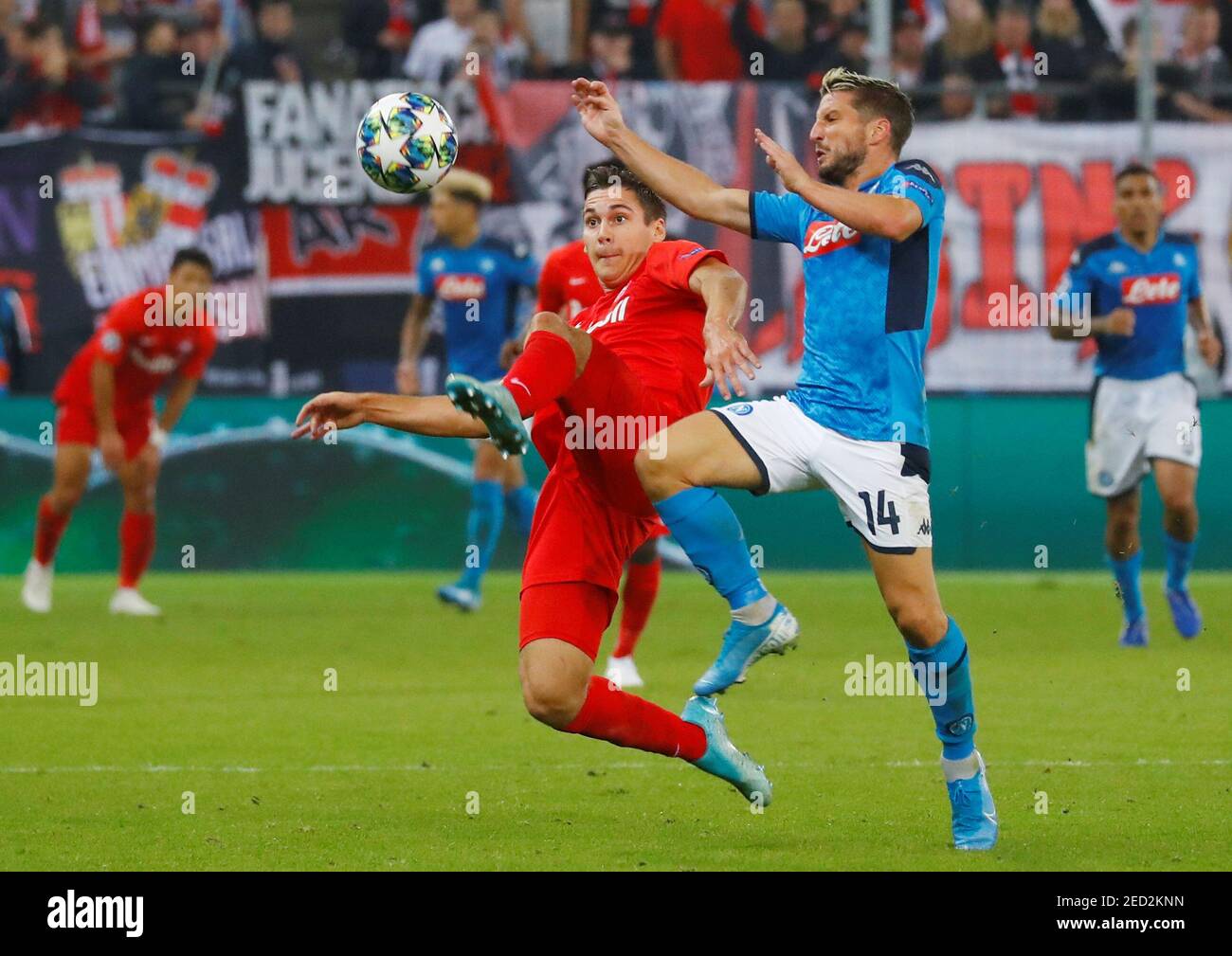 Soccer Football - Champions League - Group E - FC Salzburg v Napoli - Red  Bull Arena Salzburg, Salzburg, Austria -