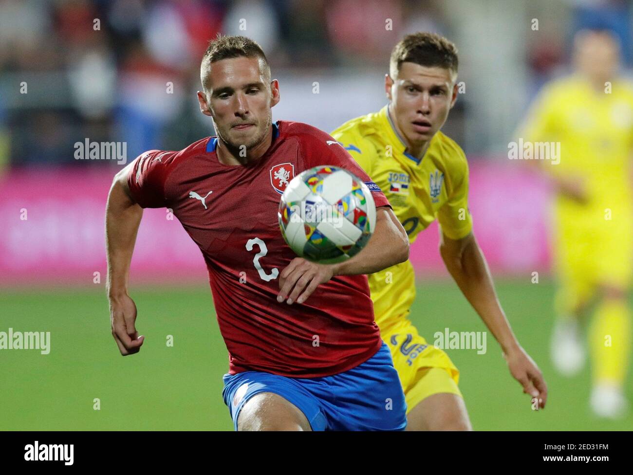 Soccer Football - UEFA Nations League - League B - Group 1 - Czech Republic  v Ukraine - Mestsky Fotbalovy Stadion Miroslava Valenty, Uherske Hradiste,  Czech Republic - September 6, 2018 Czech