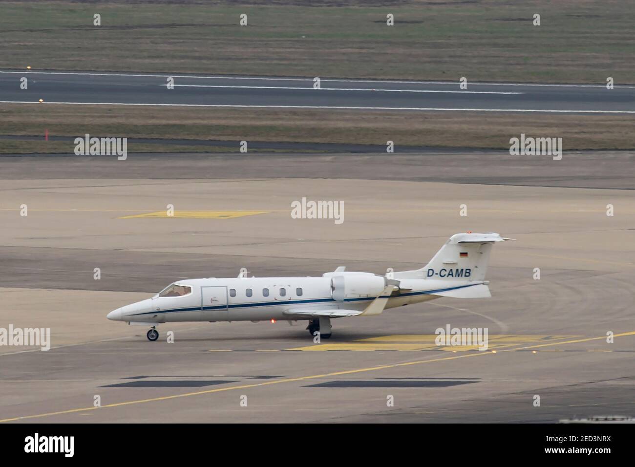 D-CAMB Learjet 31A at Cologne Bonn Airport March 2019 Stock Photo