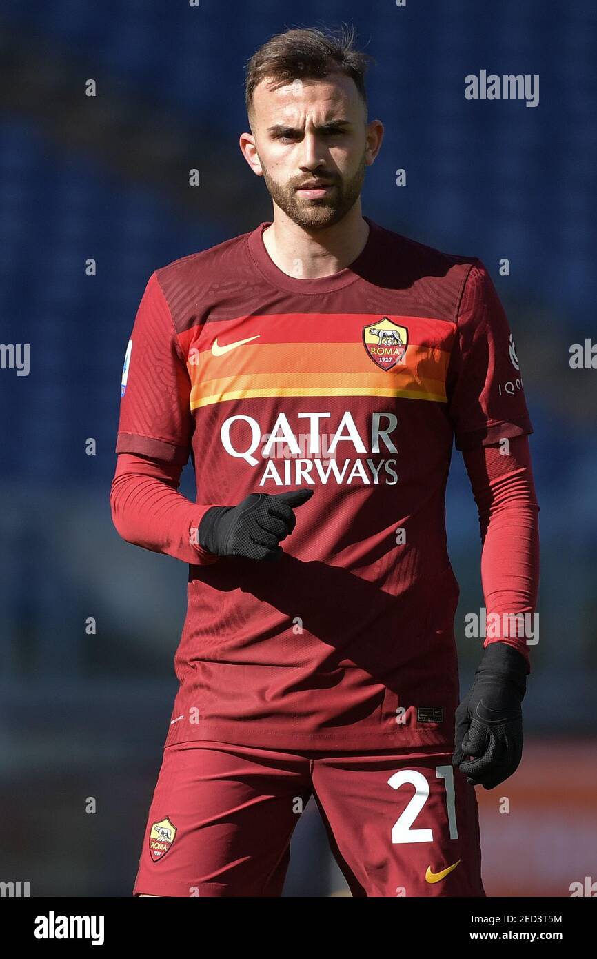 Borja Mayoral Of As Roma During The Serie A Football Match Between As Roma And Udinese Calcio At Olimpico Stadium In Rome Italy February 14th 2021 Photo Antonietta Baldassarre Insidefoto Sipa Usa