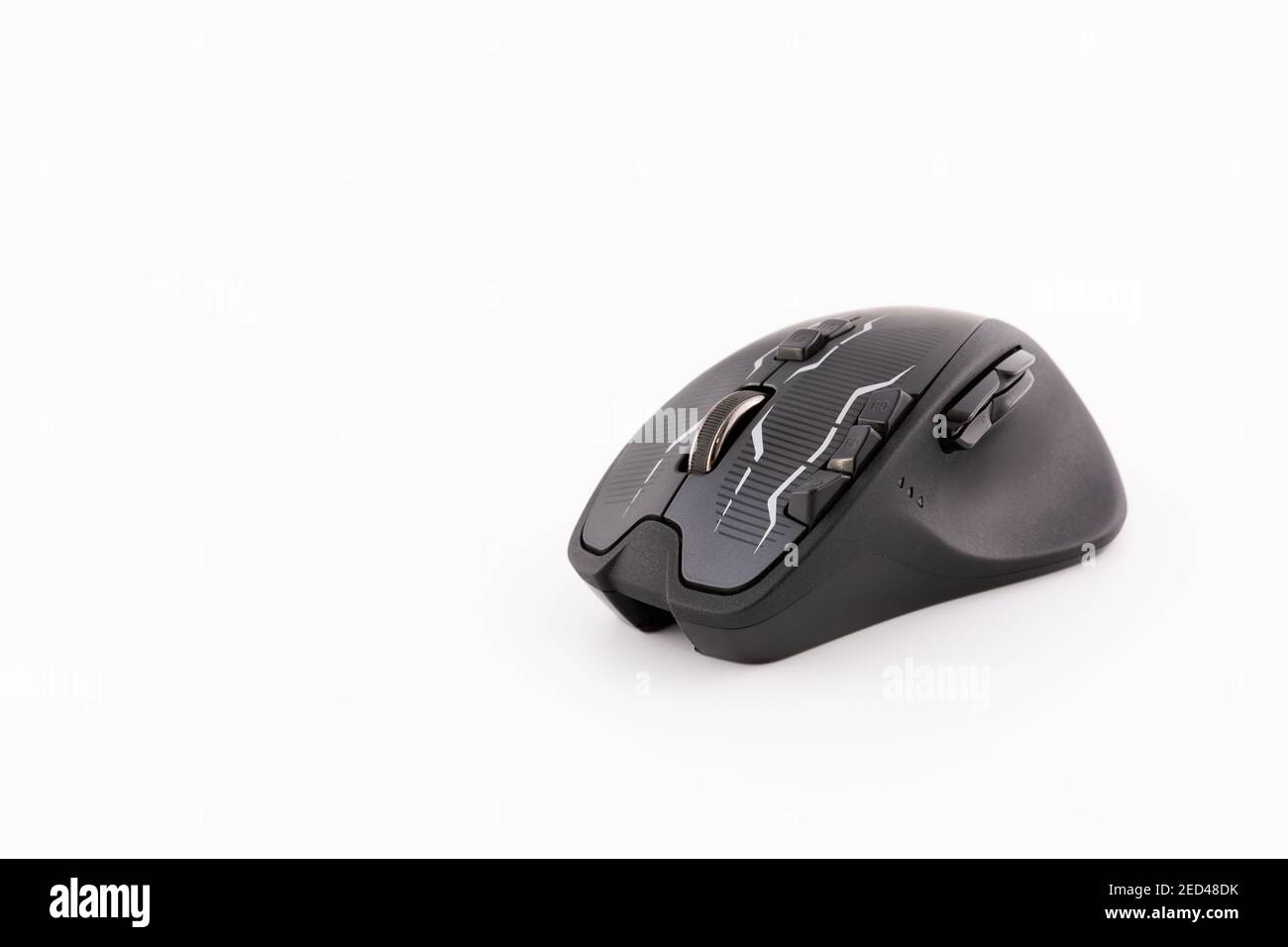 Wireless Computer Mouse Isolated on White Background Stock Photo