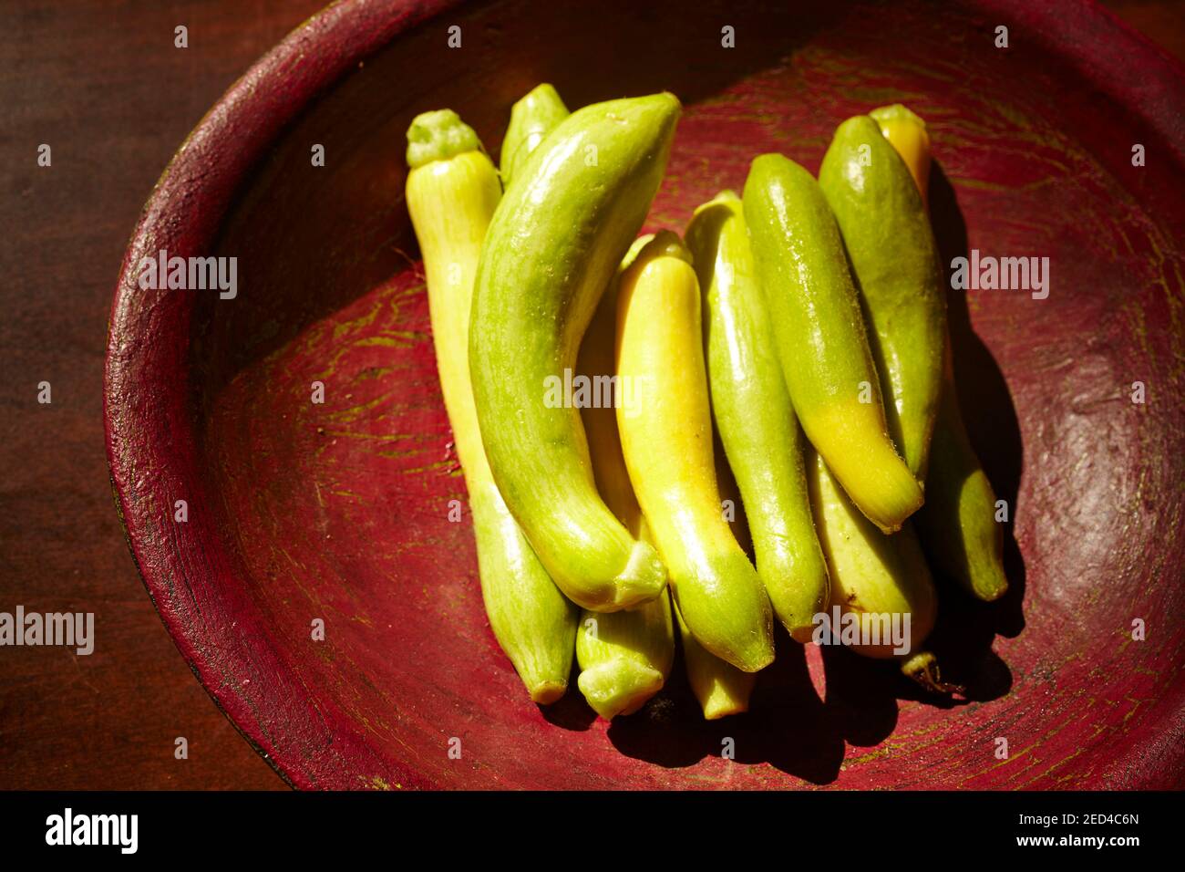 fresh raw baby zucchini squash Stock Photo Alamy