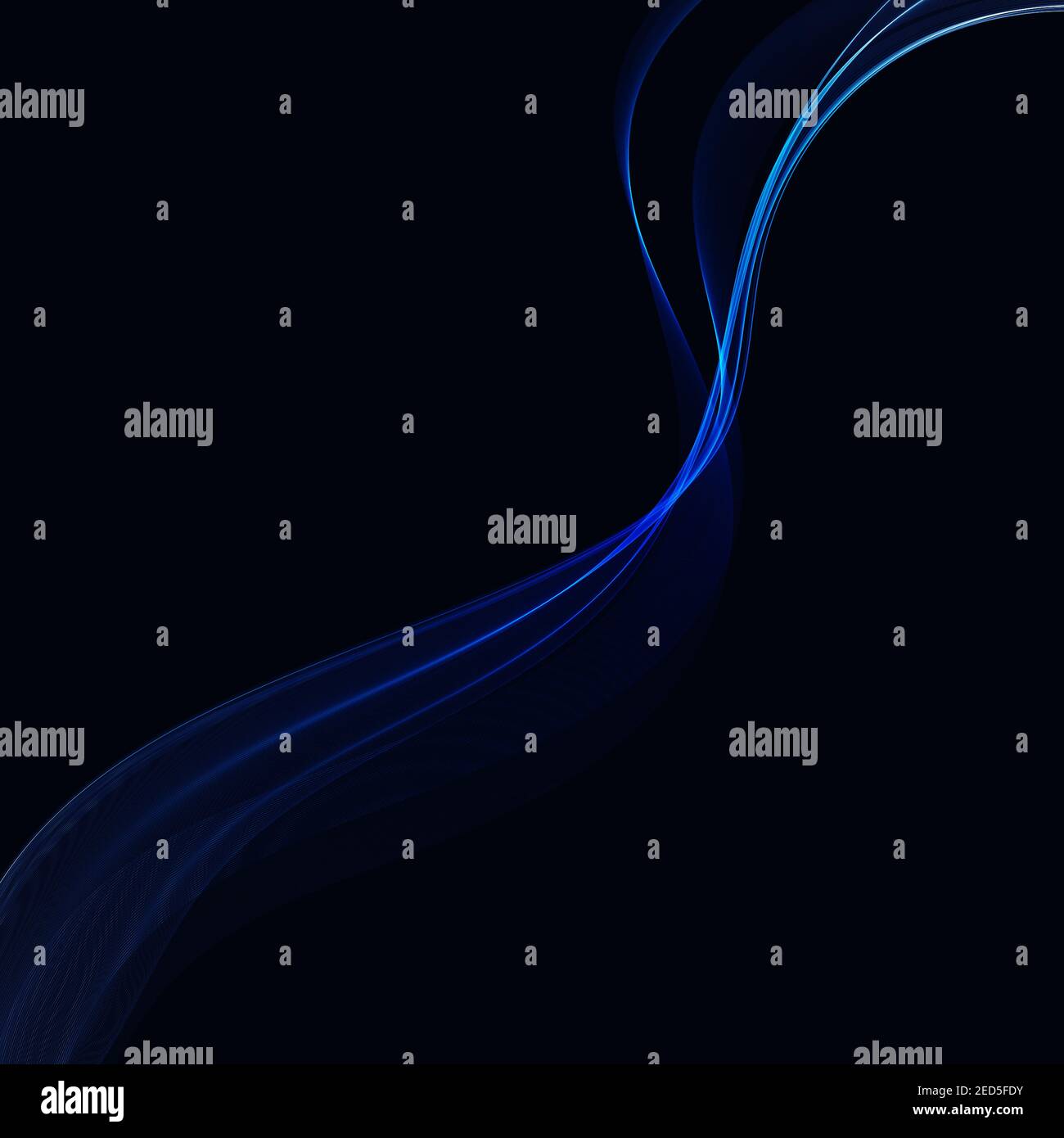 Blue smoke on black background Wave transparent Stock Vector Image ...