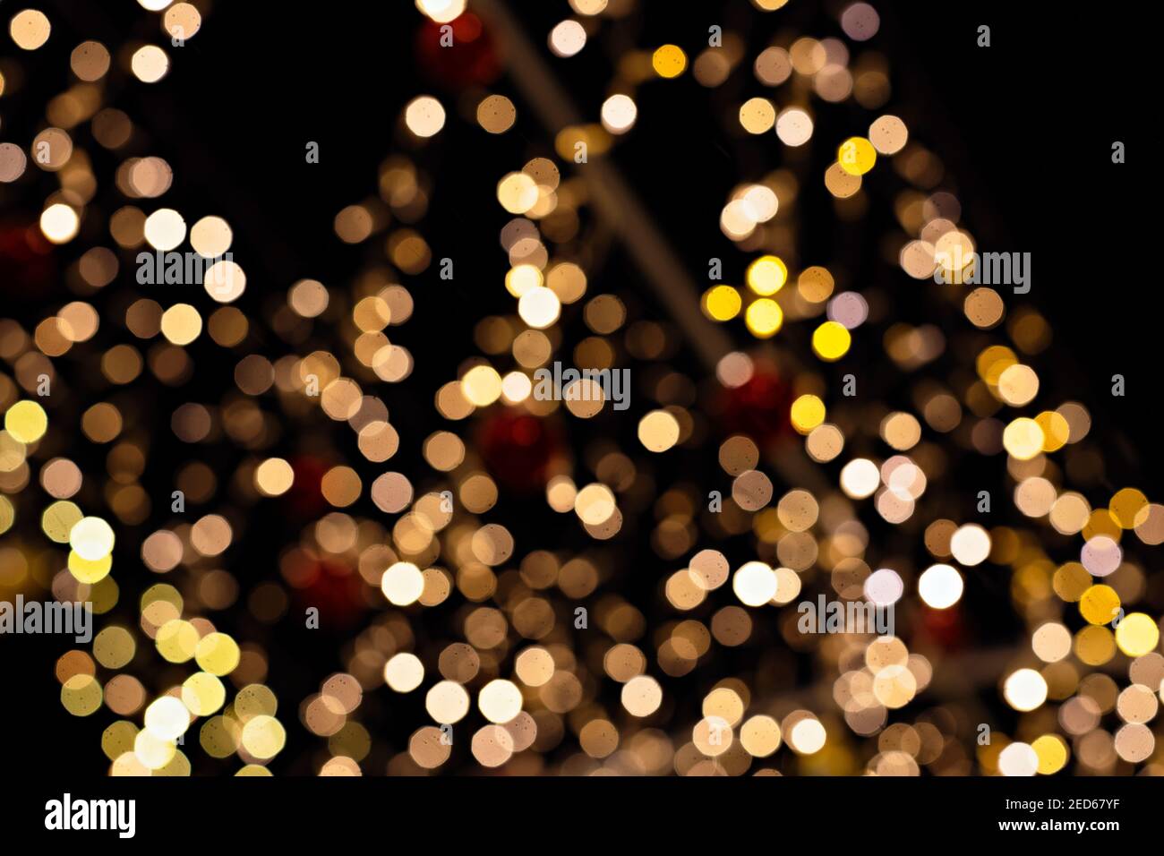 multicolored illuminating bokeh as a background Stock Photo