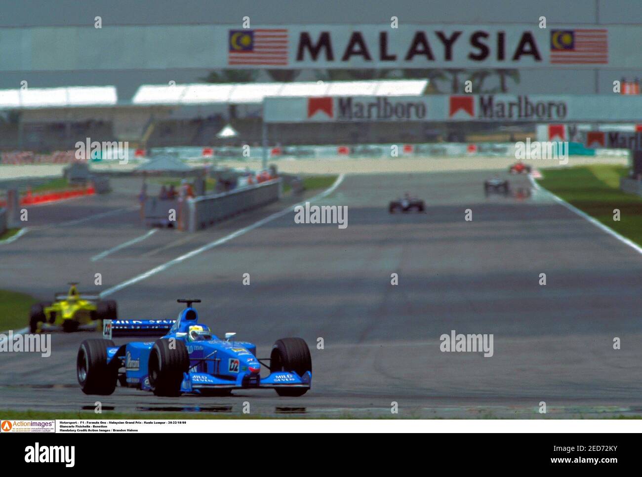 Motorsport - F1 - Formula One - Malaysian Grand Prix - Kuala Lumpur -  20-22/10/00 Giancarlo Fisichella - Benetton Mandatory Credit: Action Images  / Brandon Malone Stock Photo - Alamy