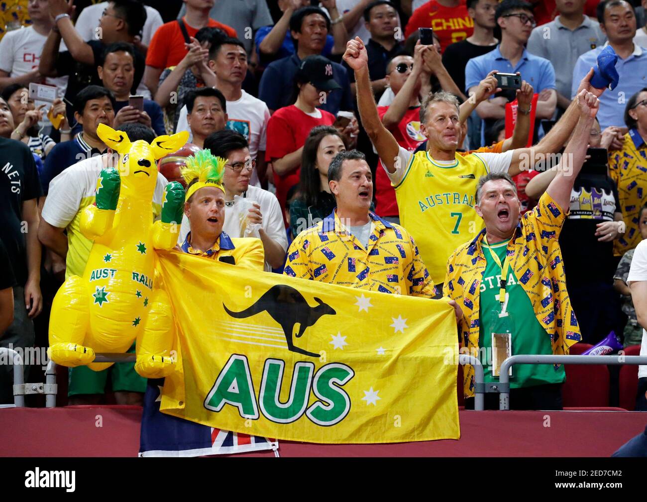 Basketball - FIBA World Cup - 3rd Place Game - France v Australia -  Wukesong Sport Arena, Beijing, China - September