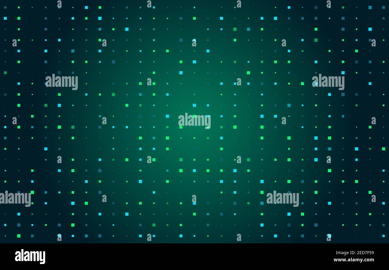 Data Pattern Square Digital data background with squares. Technology backdrop with dots ...