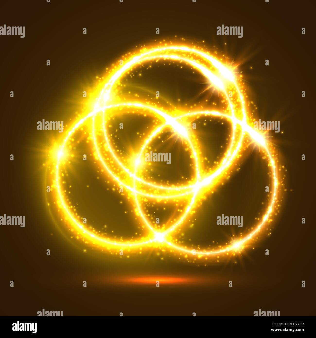 Abstract golden light particles shimmering Stock Vector Images - Alamy