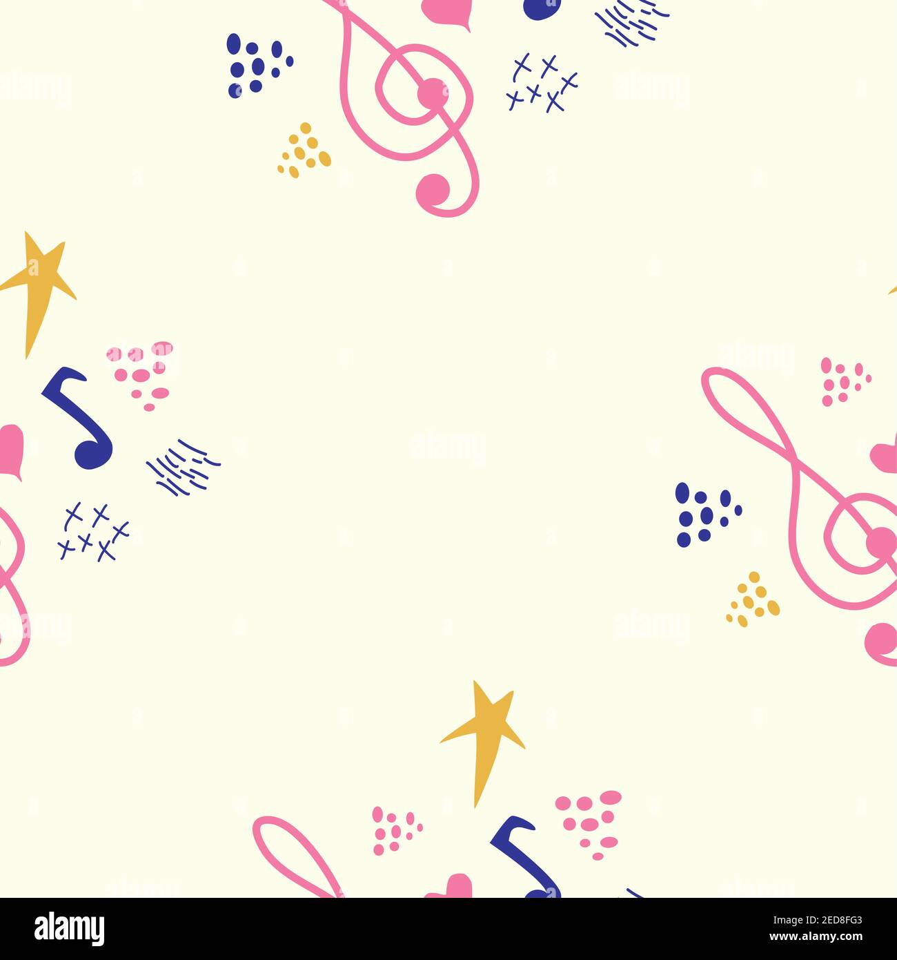 Classic musical patterns, with sheet music and treble clef, great ...