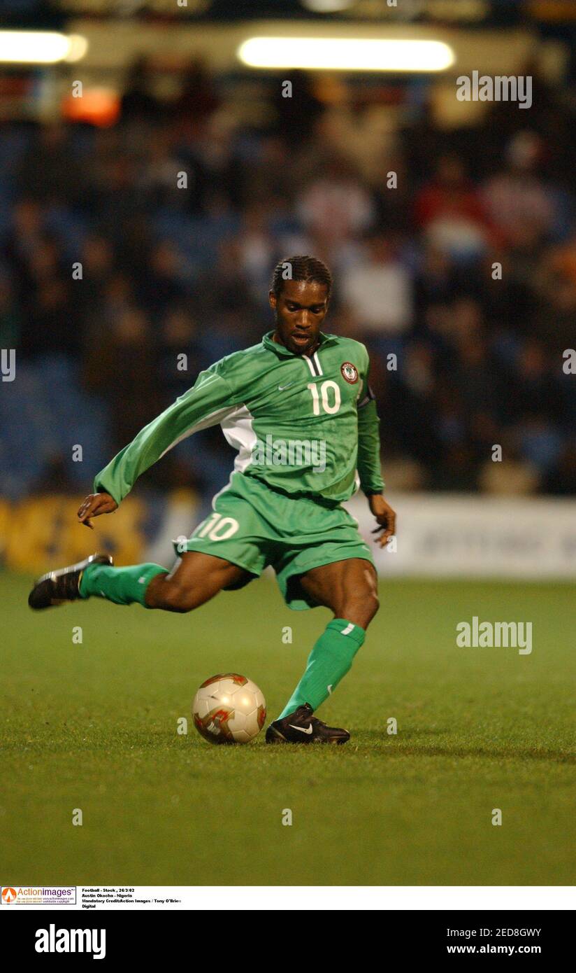 Football Stock 26 3 02 Jay Jay Okocha Nigeria Mandatory Credit Action Images Tony O Brien Digital Stock Photo Alamy
