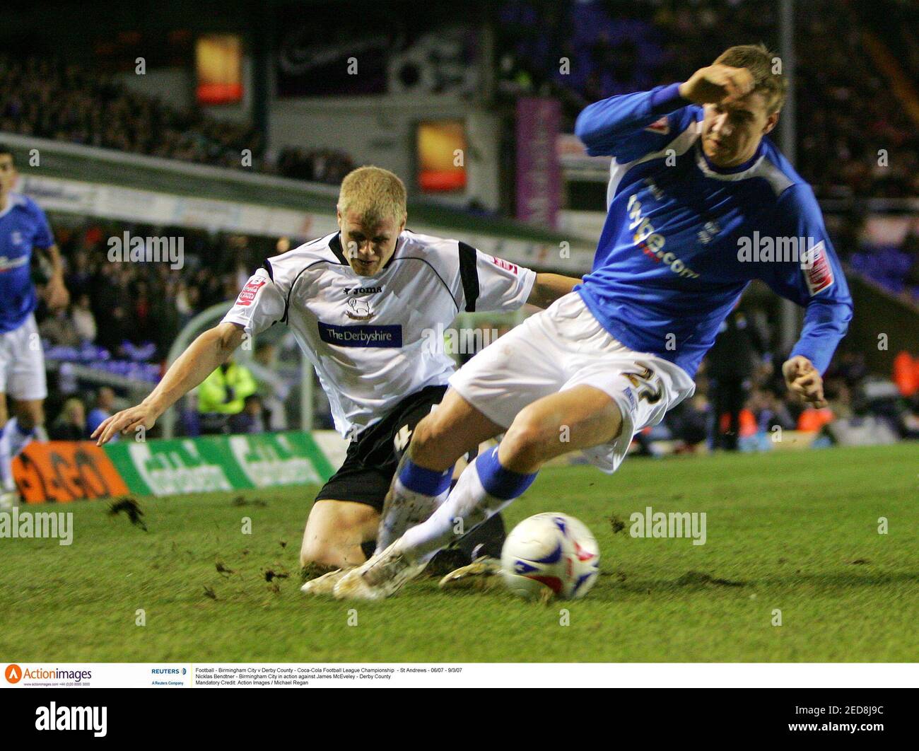 Football Birmingham City V Derby County Coca Cola Football League Championship St Andrews 06 07 9