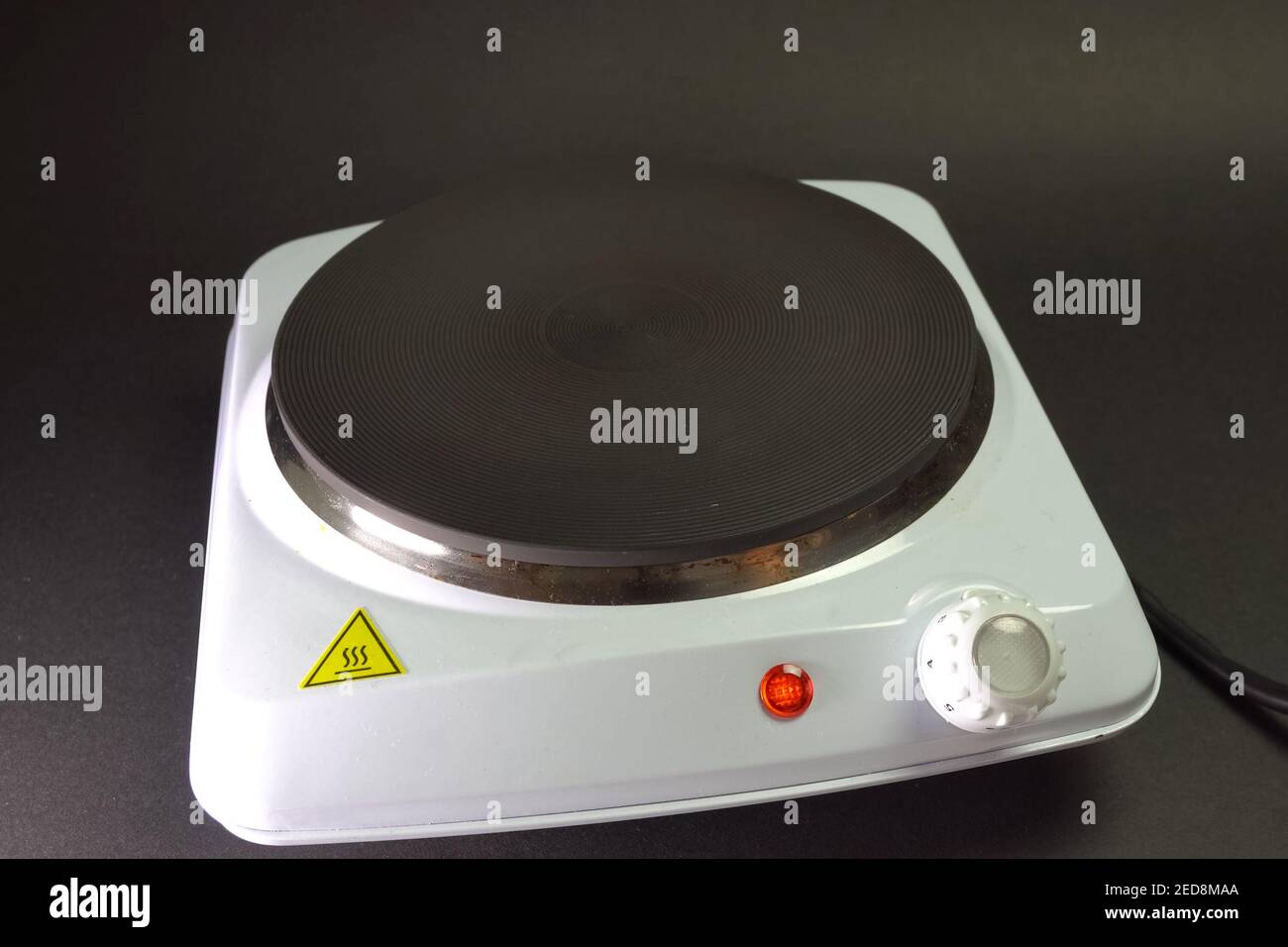 a Single small electric stove. Kitchen Appliances Stock Photo Alamy