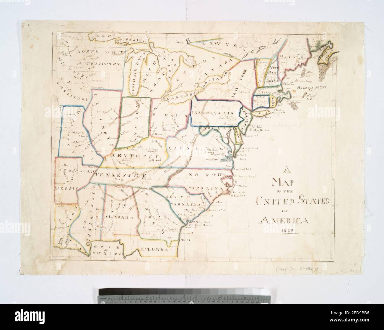 A Map of the United States of America - A Map Of The United States Of America 1830 2ED9BB6