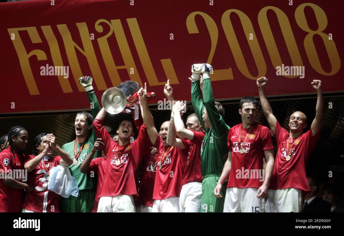 Download Manchester United 2008 Champions League Background