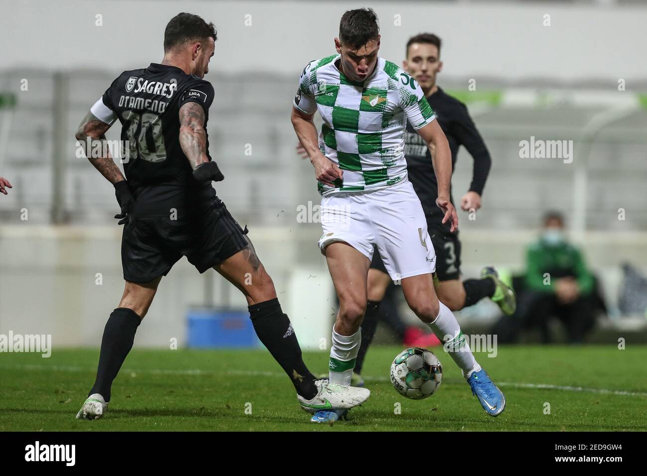 Guimaraes 02 14 2021 Moreirense Futebol Clube Hosted Sport Lisboa E Benfica This Evening At Comendador Joaquim De Almeida Freitas Stadium In Moreira De Conegos In A Game Counting For The 19th Round
