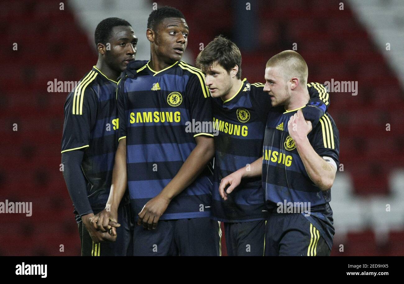 Football Blackburn Rovers V Chelsea Fa Youth Cup Semi Final First Leg Ewood Park 09 10 17 3 10 L R Danny Mills Pappoe Rohan Ince Marko Mitrovic And Conor Football Blackburn Rovers V Chelsea Fa Youth Cup Semi Final First Leg Ewood Park 09 10 17 3 10 L R Danny Mills Pappoe Rohan Ince Marko Mitrovic And Conor